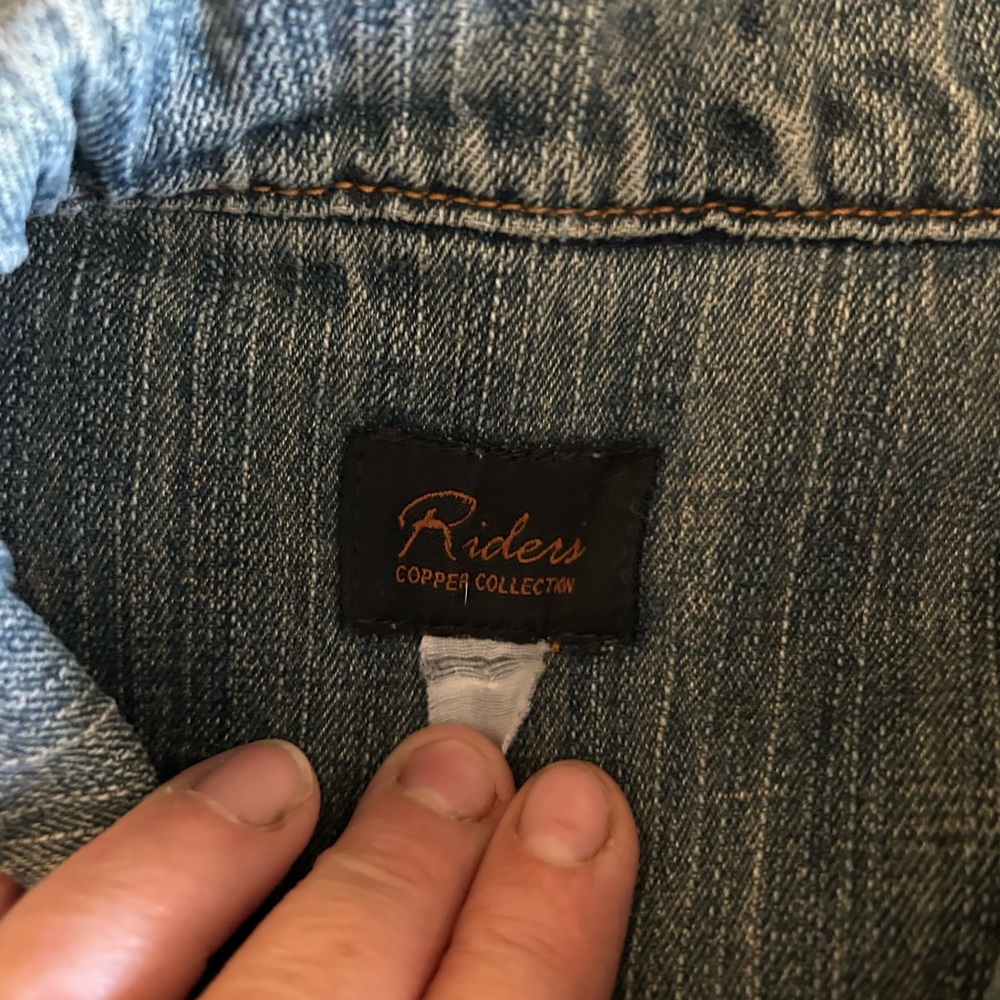 Vintage Riders Copper Collection Jean Jacket size Large - Picture 5 of 8
